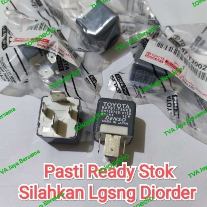 Promo Relay Headlamp Toyota Kaki 4 12V 90987T2002 Innova, Avanza, Fortuner Multicolor Diskon