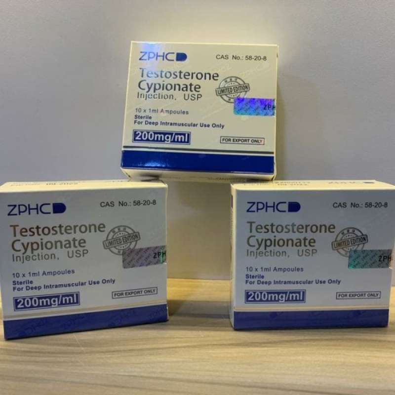 Promo SALE ZPHC TEST C / TESTOSTERONE CYPIONATE 200 MG 10 AMPUL YUK KAK
