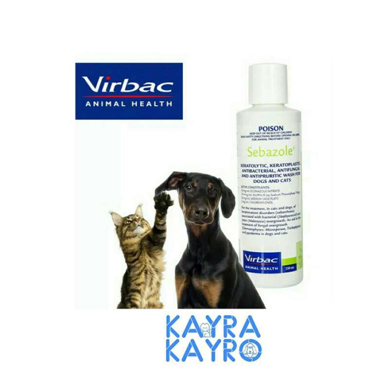 Promo Virbac Sebazole 250Ml Anti Fungal Shampoo/Shampo Anti Jamur
