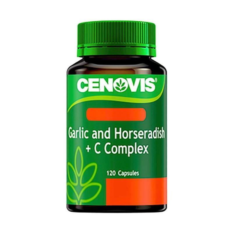 Jual Cenovis Garlic ABD Horseradish + C Complex [120 Capsules] di