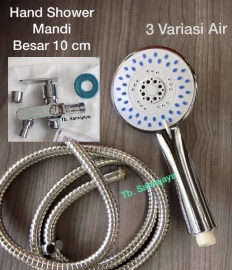 Jual Hand Shower Mandi komplit + kran cabang . 3 variasi air.Kualitas