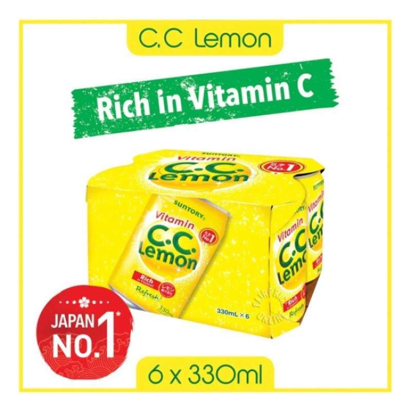Jual Suntory Can Drink Vitamin CC Lemon (1 x 330ml) di Seller Babakiwi