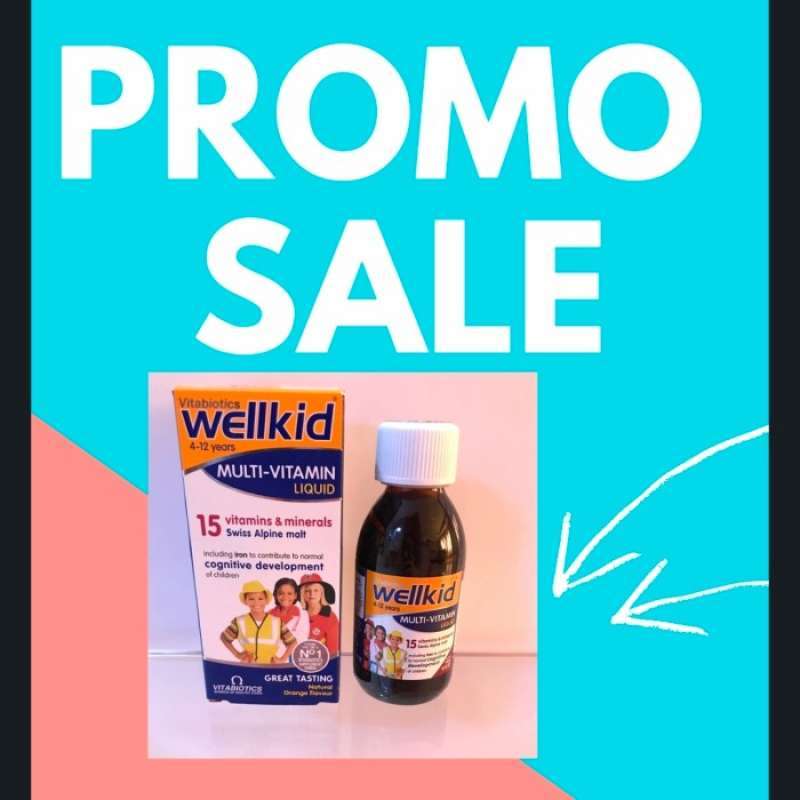 Promo Wellkid multivitamin liquid Diskon 23 di Seller Pegazuz Store