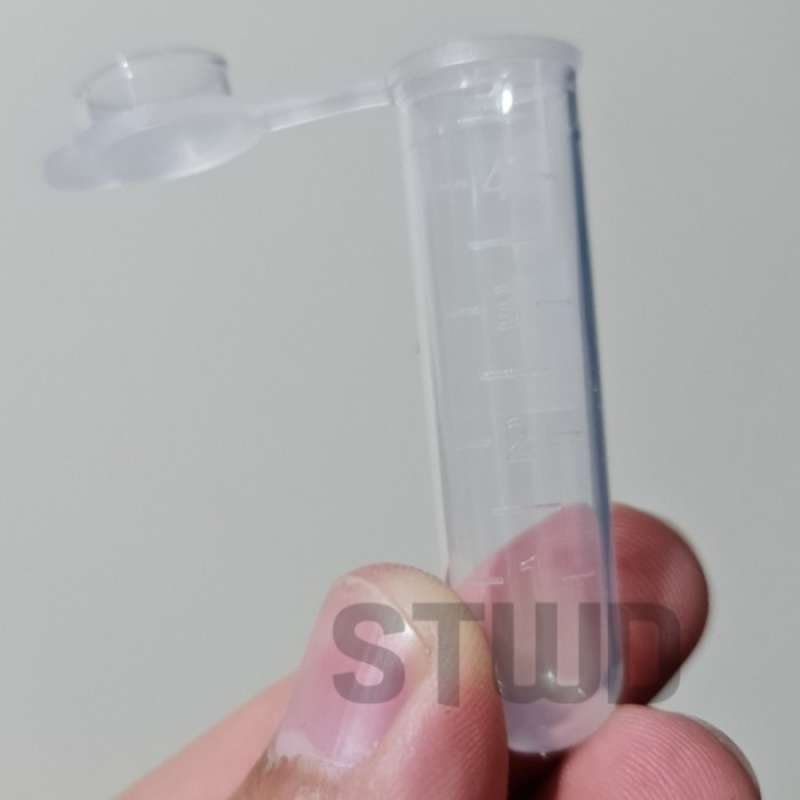 Promo Sample Cup 5 ml Centrifuge Tube 5ml PCR Tube Tabung Serum Fisher