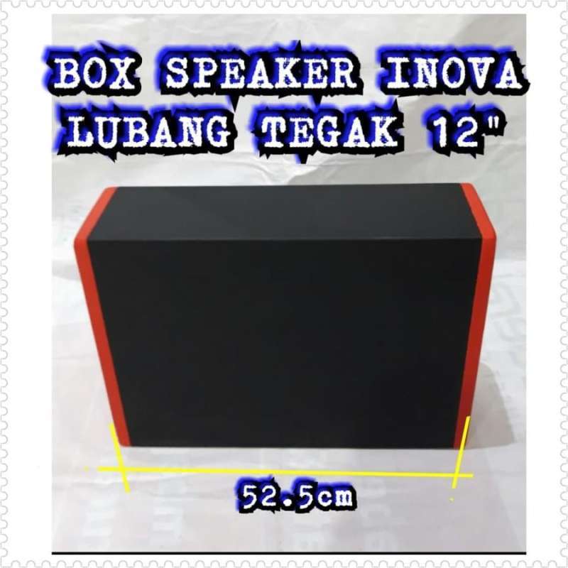 Jual BOX SPEAKER SUBWOOFER INOVA LUBANG TEGAK 12 INCH VINIL di Seller