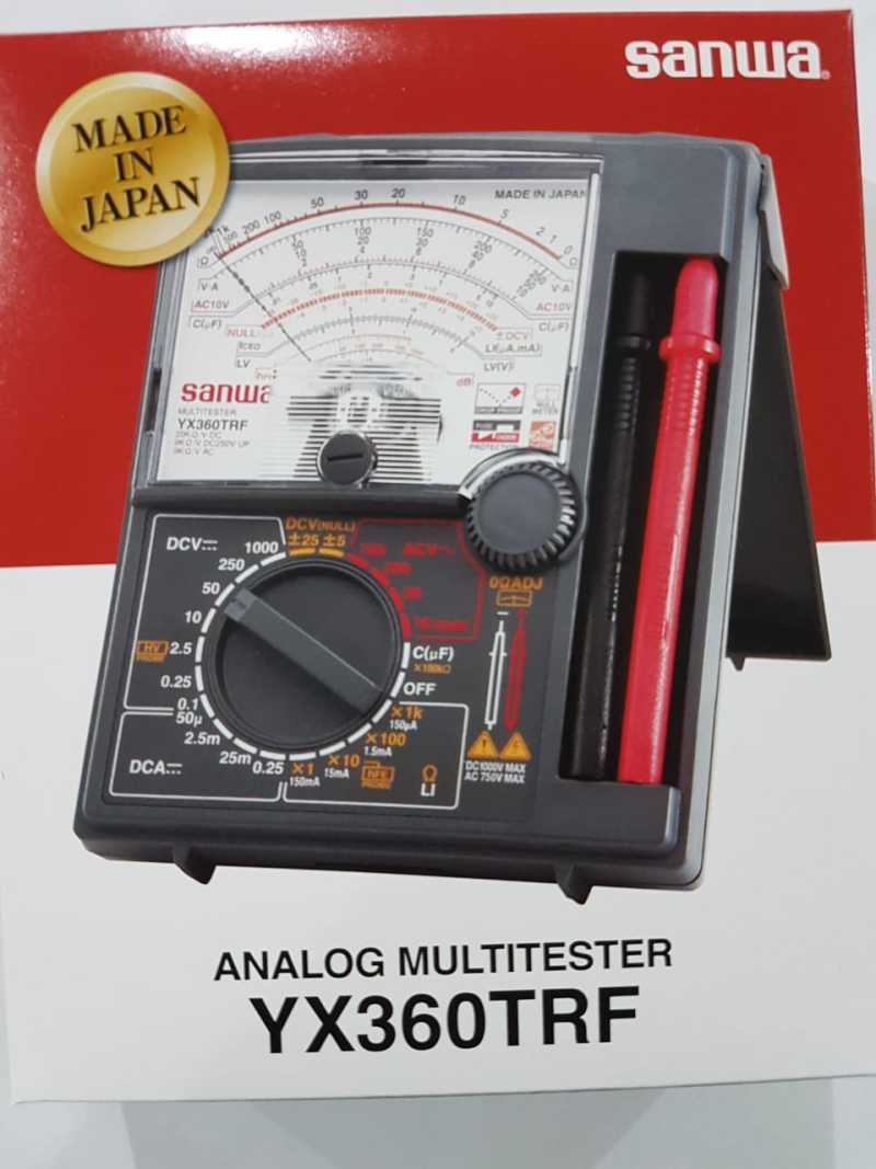 Jual ORIGINAL Multitester / Multimeter Analog Sanwa YX360TRF di Seller