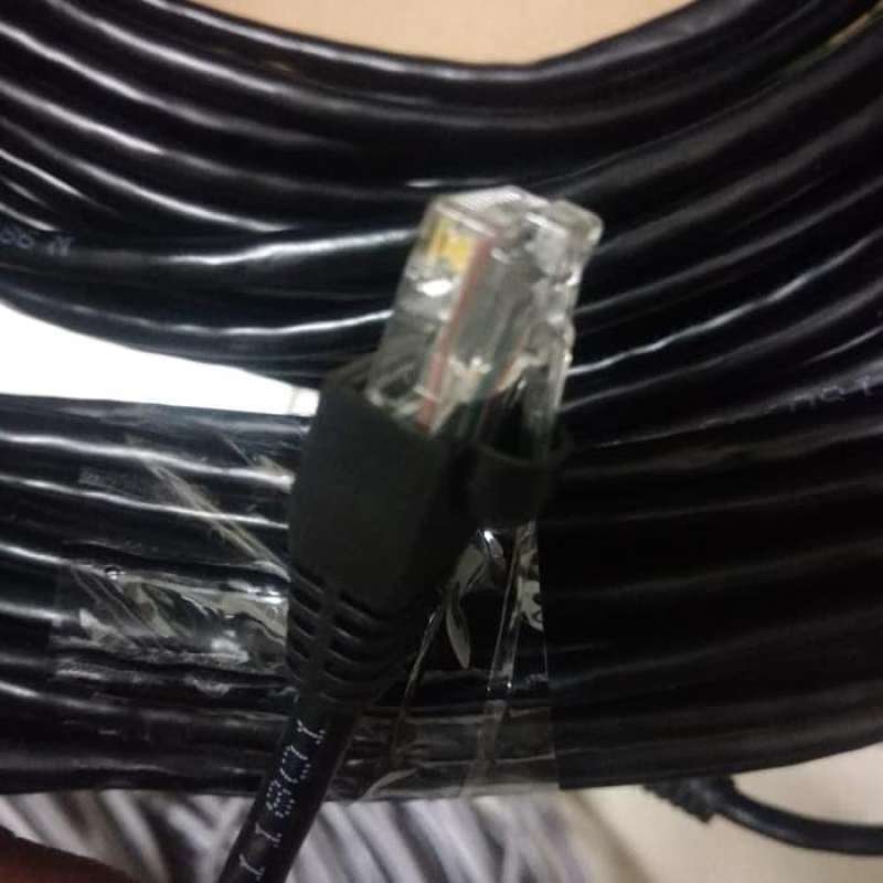 Jual KABEL JARINGAN CAT5E 15 M NETWORK 15 METER FTP OUTDOOR FULL POE ...