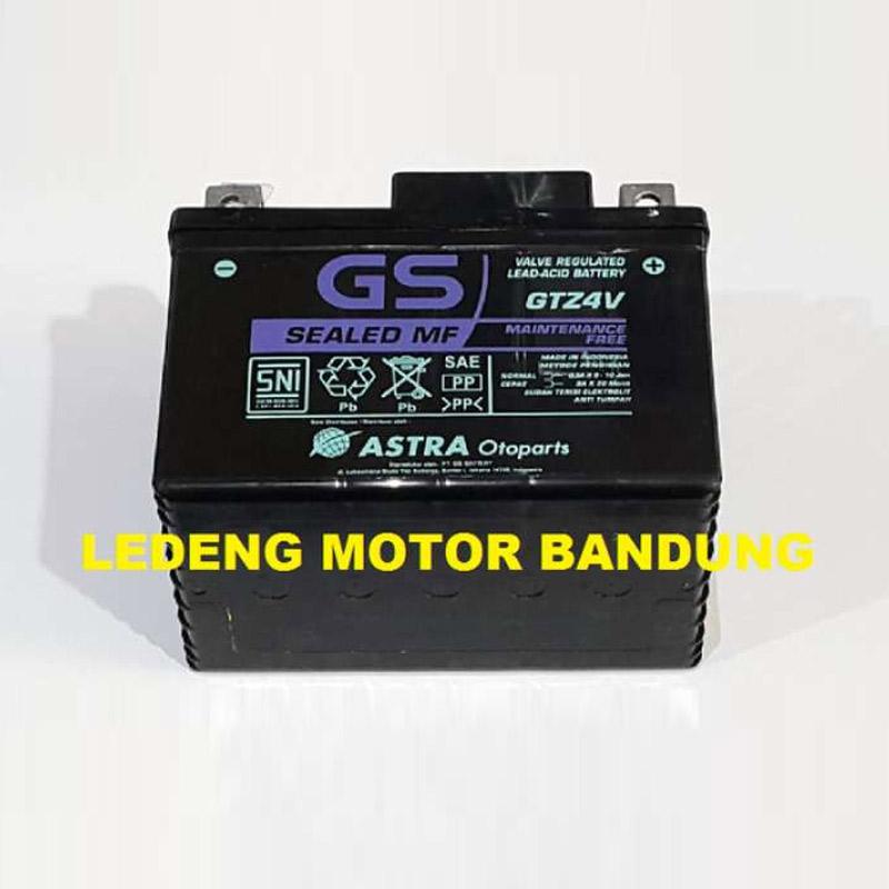 Jual GS ASTRA Aki Kering GTZ4V M3 Accu 12V 3A for Motor Karisma, Vario