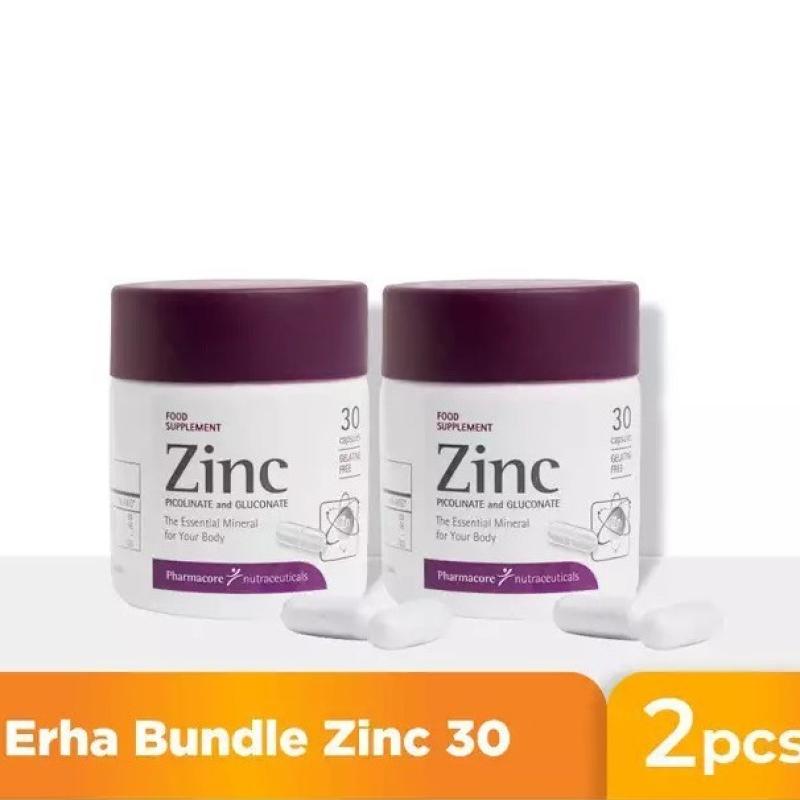 Jual Twinpack Zinc 30 (Zinc Picolinate 50mg Gluconate 50mg) Vitamin 30