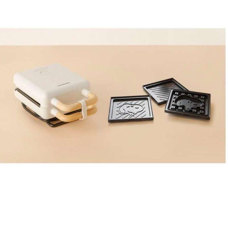 Jual Peanuts snoopy sandwich & waffle maker 3 in 1 toaster di Seller