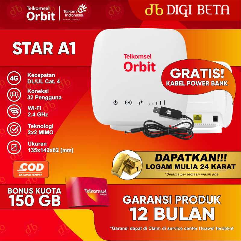 Jual Modem Wifi Mifi Telkomsel Orbit Star A1 Router Advan A10 Gsm 4g
