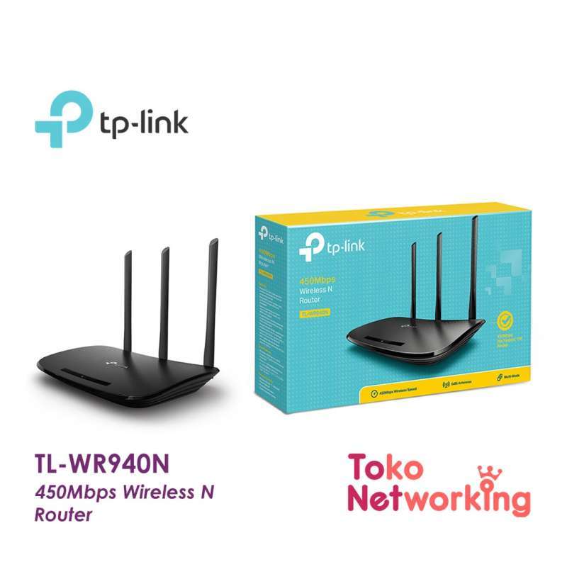 Jual TP-LINK TL-WR940N : 450 Mbps Wireless N Router tplink wr940n 940 ...