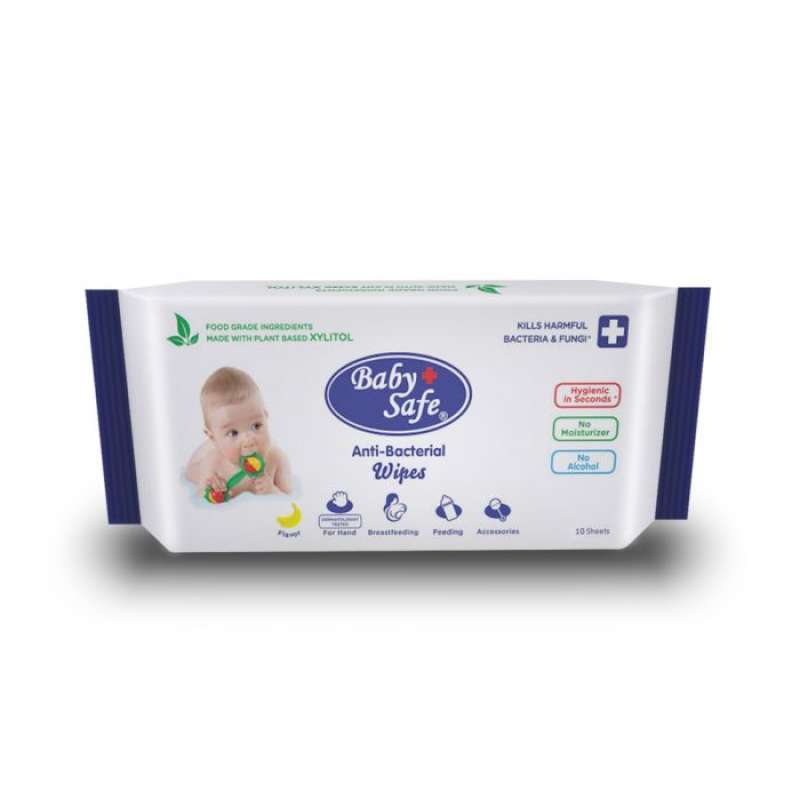 Jual Babysafe BWP50 Antiseptic Wipes Anti Bacterial Tisu Anti Bakteri