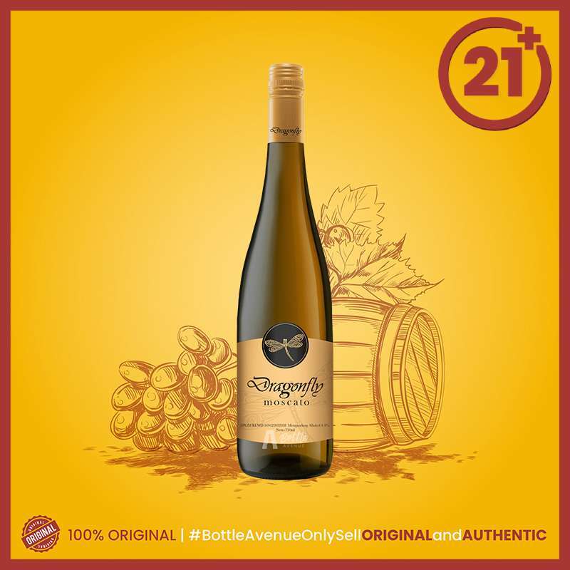 Promo Wine Dragonfly Moscato [750 mL] Diskon 26 di Seller Bottle