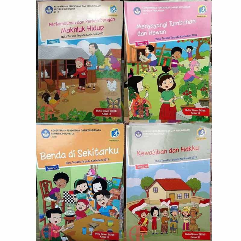 Promo .:: PAKET 4 BUKU TEMATIK KELAS 3 SD TEMA 1 2 3 4 KURIKULUM 2013 ...