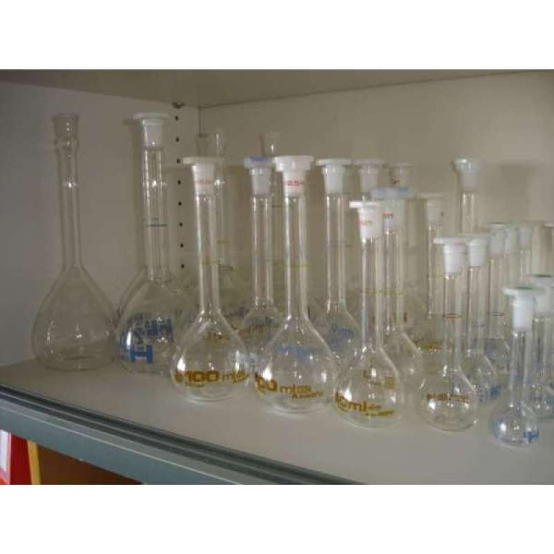 Promo Volumetric Flask ( Labu Ukur ) 1000 Ml A Pyrex Diskon 16 di