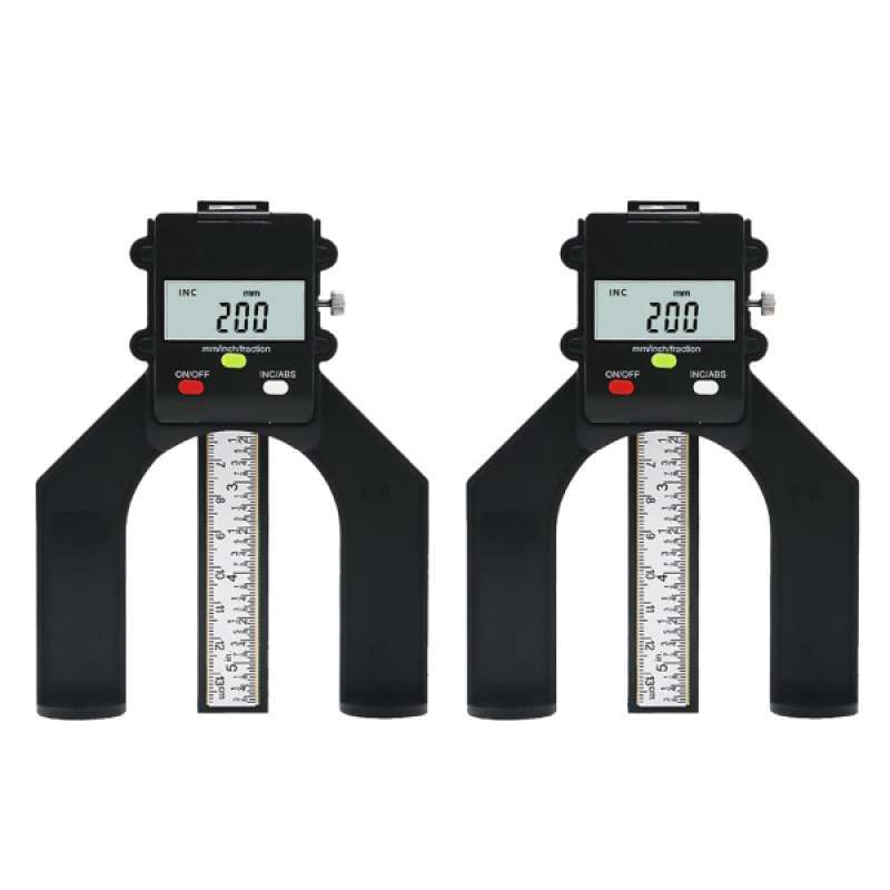 Jual 2x Digital Height Depth Gauge Gage Metric Measuring Router Table