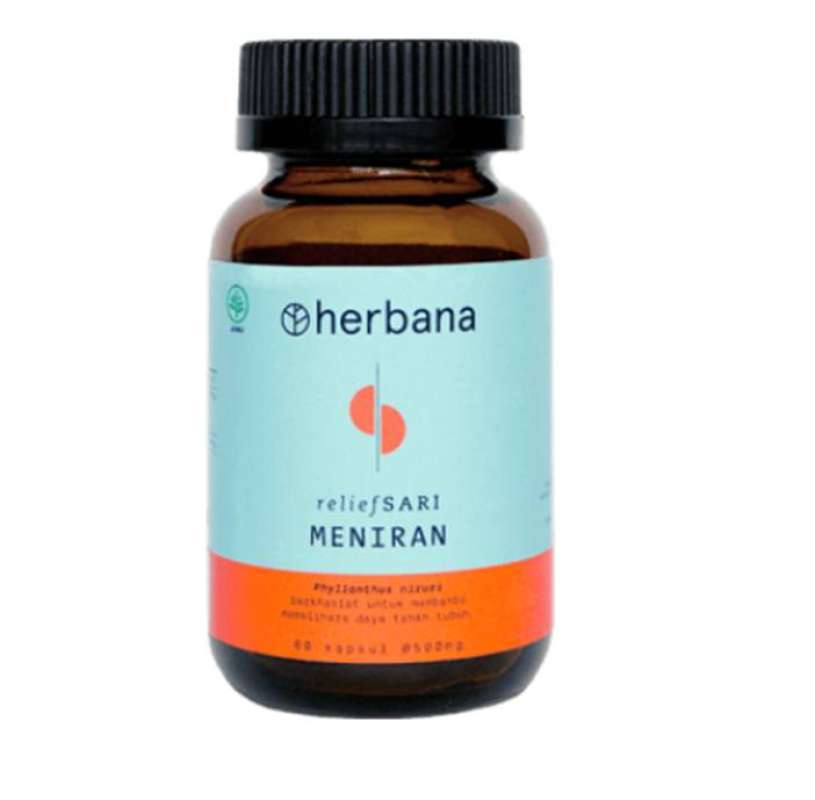 Jual HERBANA RELIEF SARI MENIRAN [isi 60 kapsul] di Seller Semut Gajah