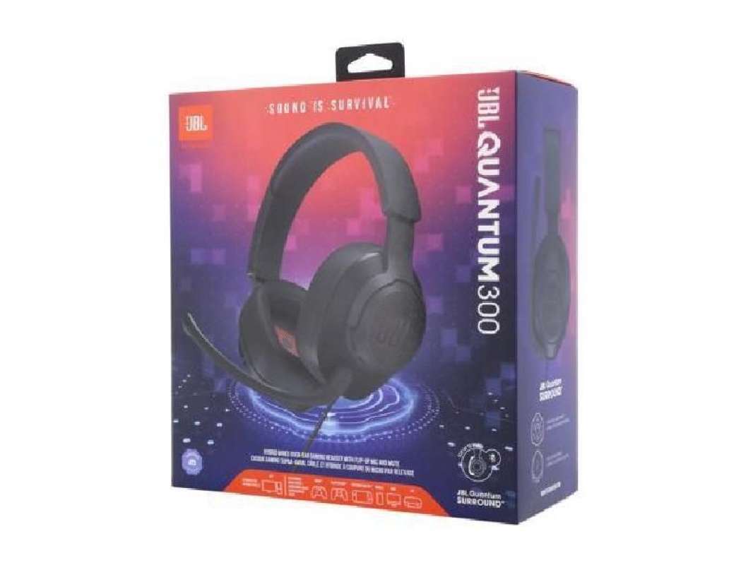 Jual JBL Quantum 300 OverEar Gaming Headphones di Seller Station PC