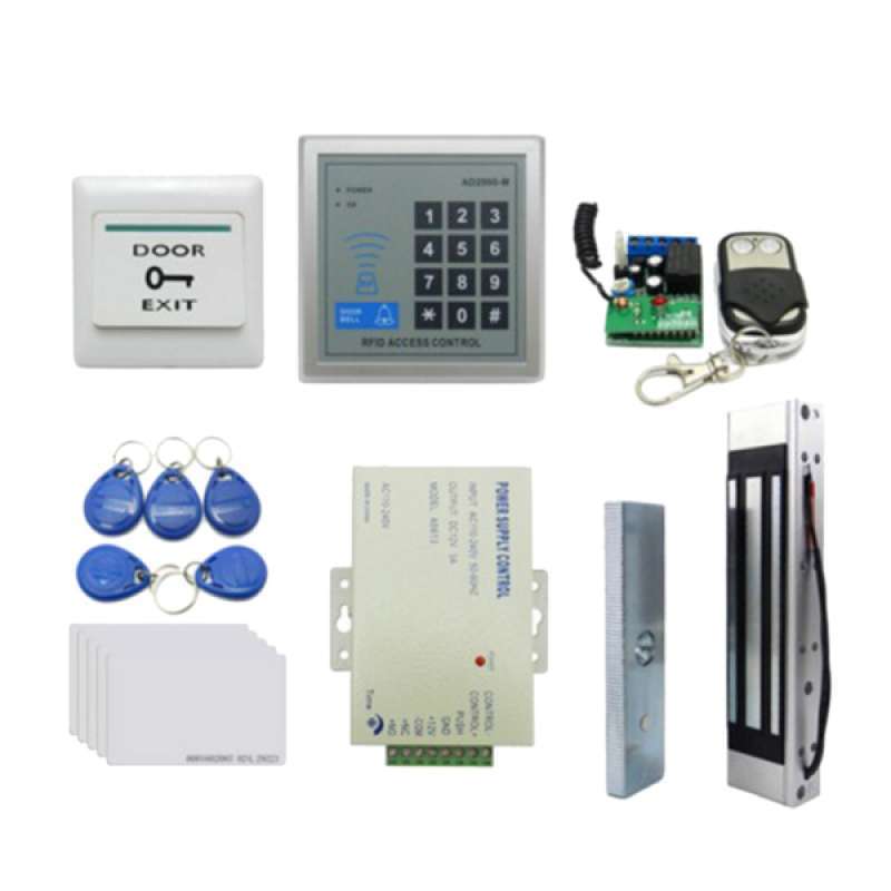 Promo RFID Door Access Control Kit Electric Strike Magnetic Lock PIN ...