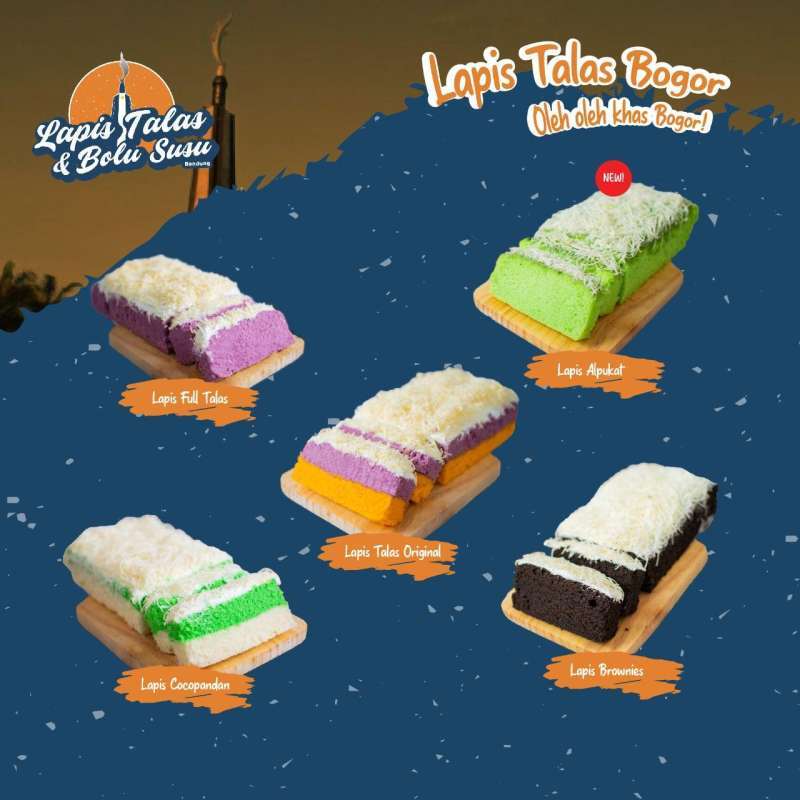 Jual Lapis Talas Kue dan Bolu Susu Bandung Aneka Rasa di Seller Lapis