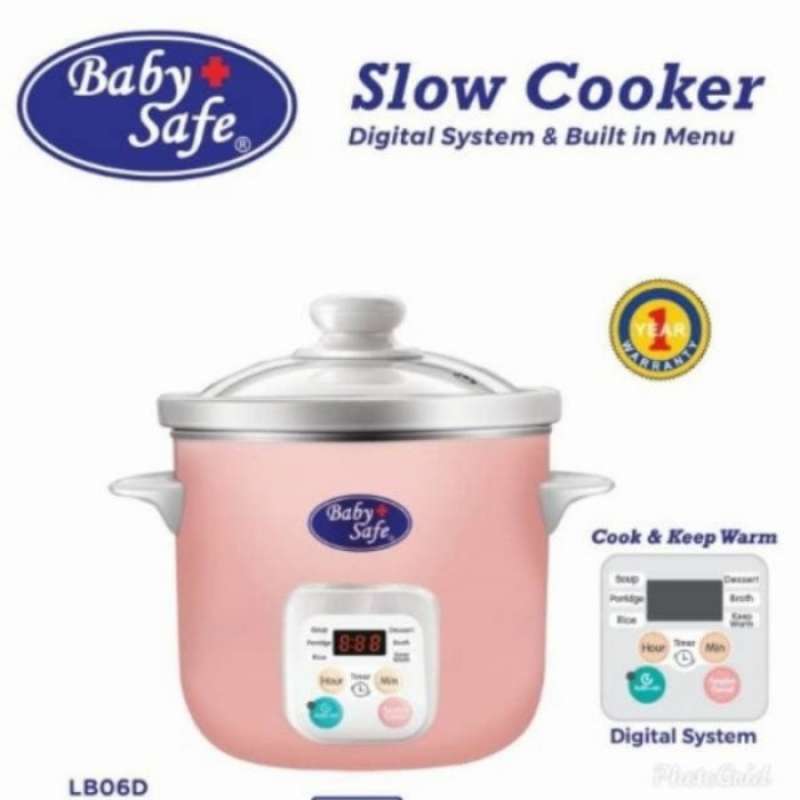Promo Baby Safe Slow Cooker Lb06D 1,5 L Diskon 35 di Seller D GLAMOUR