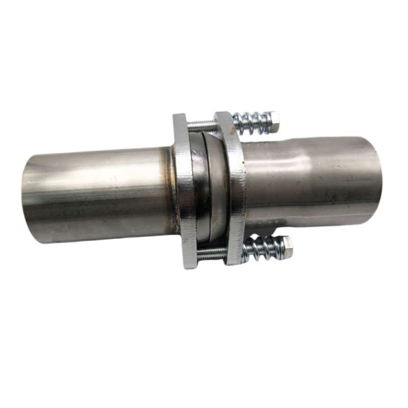 3 OD ID Stainless Steel Exhaust Spherical Joint Spring Flange 2 Bolts - 34