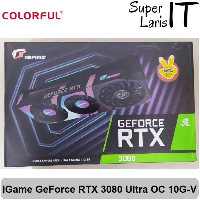 Jual Vga Colorful Igame Rtx 3080 10gb Gddr6x 320bit 3fan - Resmi Di ...