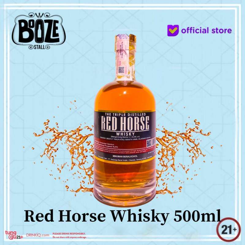 Promo Red Horse Whisky 500 ml Diskon 7 di Seller Booze Stall Official