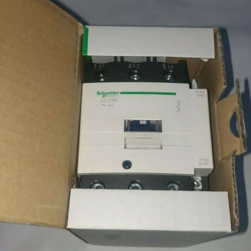 Promo Schneider Contactor LC1D95M7 95A 125A 3P 220V AC Coil Diskon 23% ...