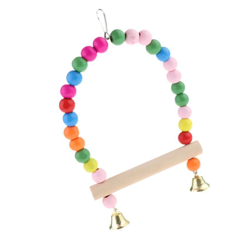 Jual Bird Parrot Cockatiel Hanging Climbing Swing Rings Standing Frame