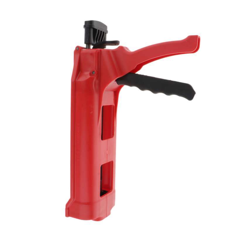 Promo Steel Plastic DualBarrel Gun Caulking Squeeze Caulk Gun 400ml 1