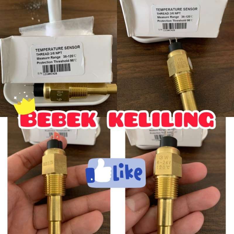 Jual Vdo Water Temperature Sensor 3/8inch / Vdo Sensor Temperatur / Vdo