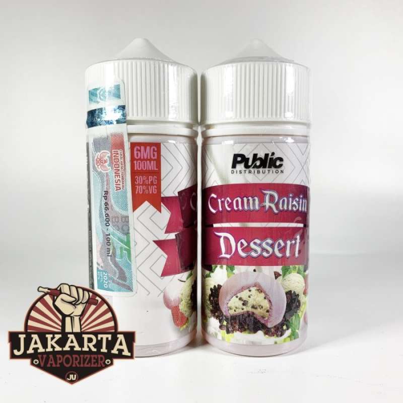 Jual [6MG] CREAM RAISIN V2 DESSERT 100ML 6MG BY PUBLIC DISTRIBUTION ...
