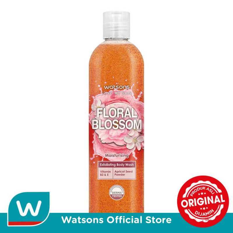 Jual WATSONS Floral Blossom Exfoliating Body Wash 410ml di Seller