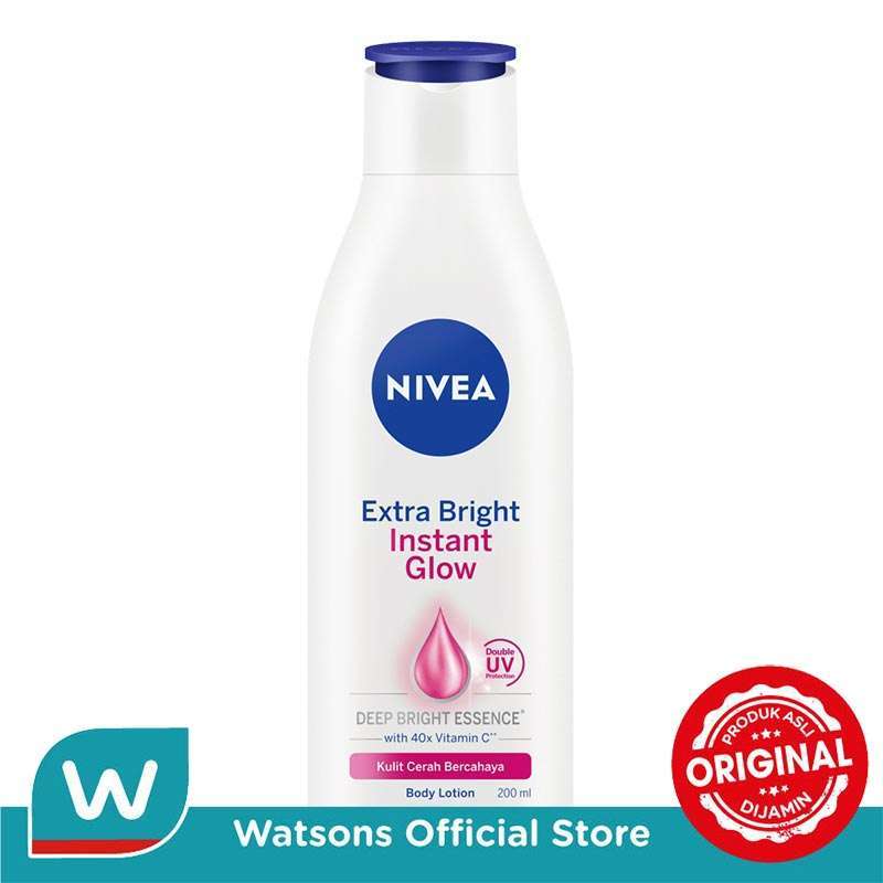 Promo NIVEA Extra Bright Instant Glow Body Lotion 200ml Diskon 35 di
