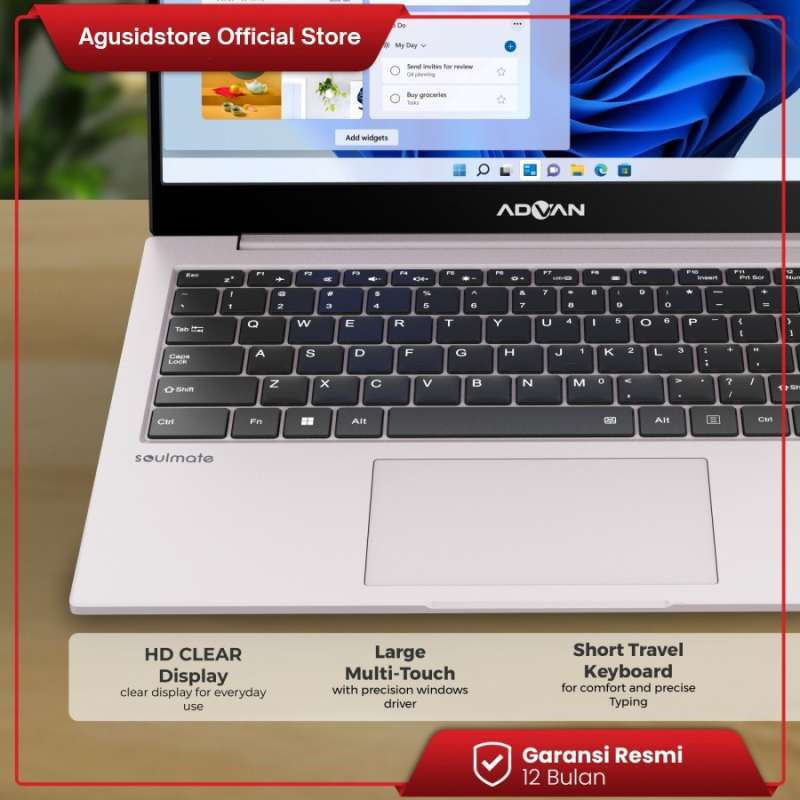 Jual Advan Laptop Soulmate Notebook Celeron N4020 14 Ram 4gb 128gb ...