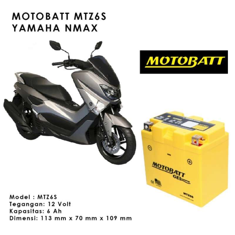 Promo Aki Motor Yamaha NMAX 150 Lexi Freego Motobatt MTZ6S Asli Baru