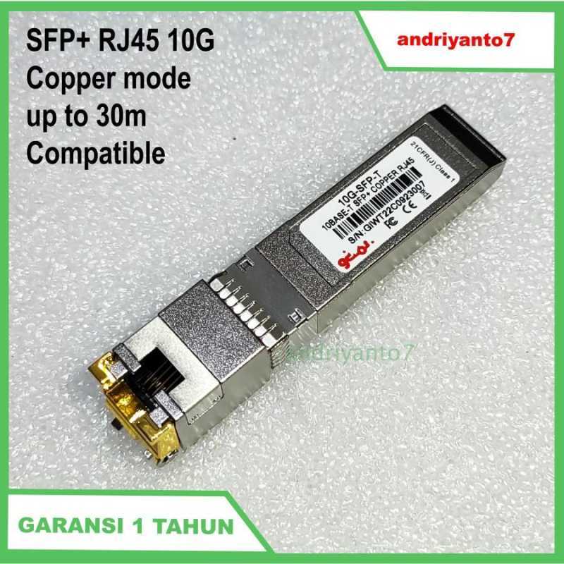 Juniper Rj45 Sfp Jual Sfp+ Rj45 10g 30m Compatible Cisco Mikrotik Juniper Di Seller ...