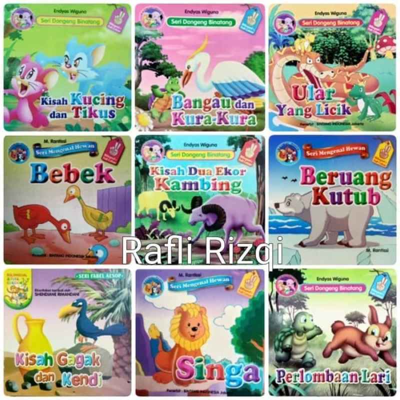 Jual Paket 60 Buku Cerita Dongeng Anak Bergambar Berwarna 2 Bahasa ...