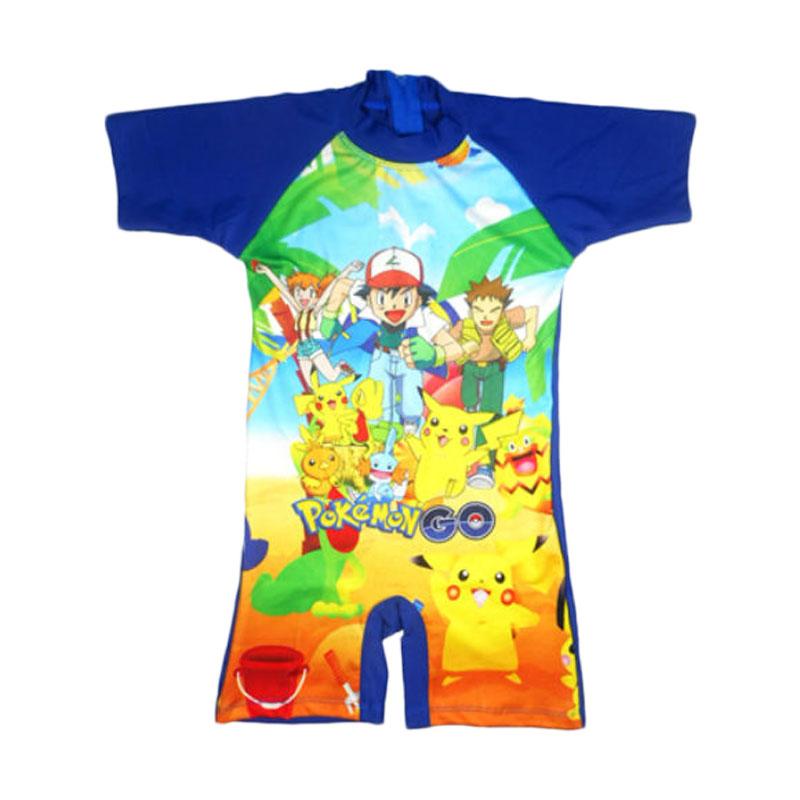 Jual Nice Motif Pokemon Baju  Renang  Anak Navy  Online 