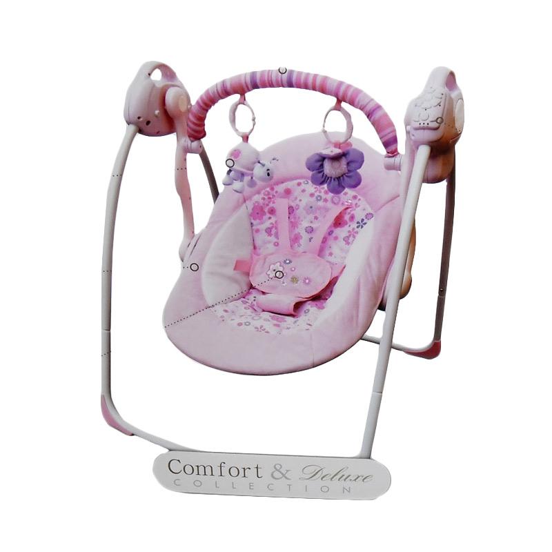 Jual FS- BabyElle 32007 Automatic Baby Swing - Pink Pink