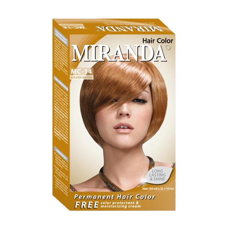 Jual Miranda  Hair Color Mc14 Golden  Brown  30 mL Murah 