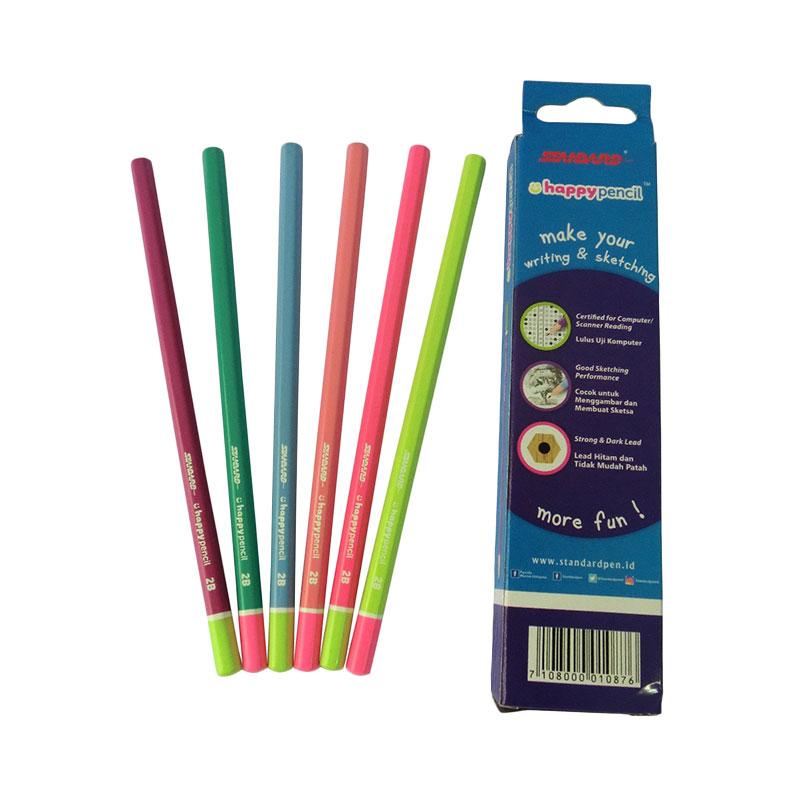 Jual Standard Happy Pencil Alat Tulis [2B] Online Maret