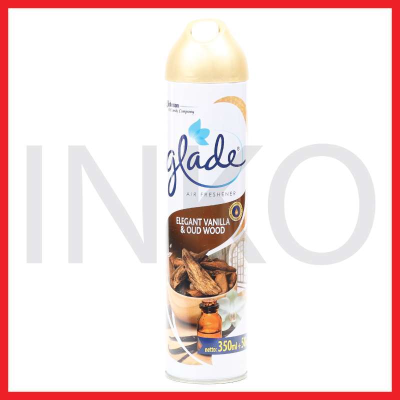 Jual GLADE AIR FRESHENER ELEGANT VANILLA OUD WOOD 350ML di Seller inko