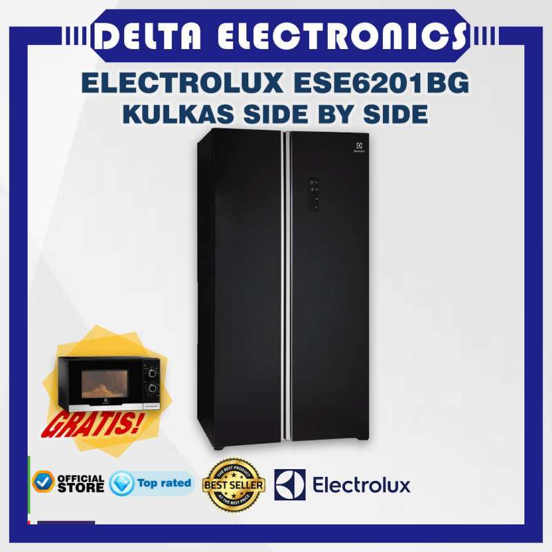 Jual Electrolux ESE6201BG Kulkas Side by Side NutriFresh Inverter