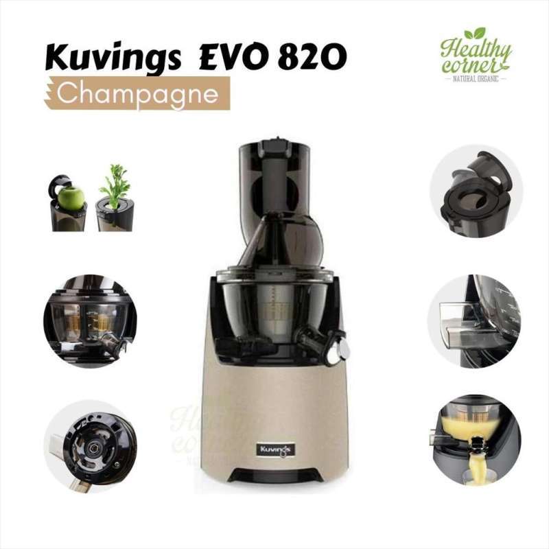 Promo Kuvings EVO820 Cold Press Whole Slow Juicer Champagne Diskon 4
