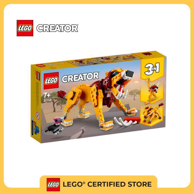 Jual LEGO 31112 CREATOR 3IN1 Wild Lion di Seller BricksID Official ...