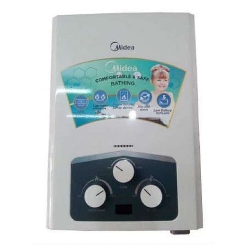 Promo Midea Water Heater Gas JSD12 6DG3A White Diskon 23 di Seller
