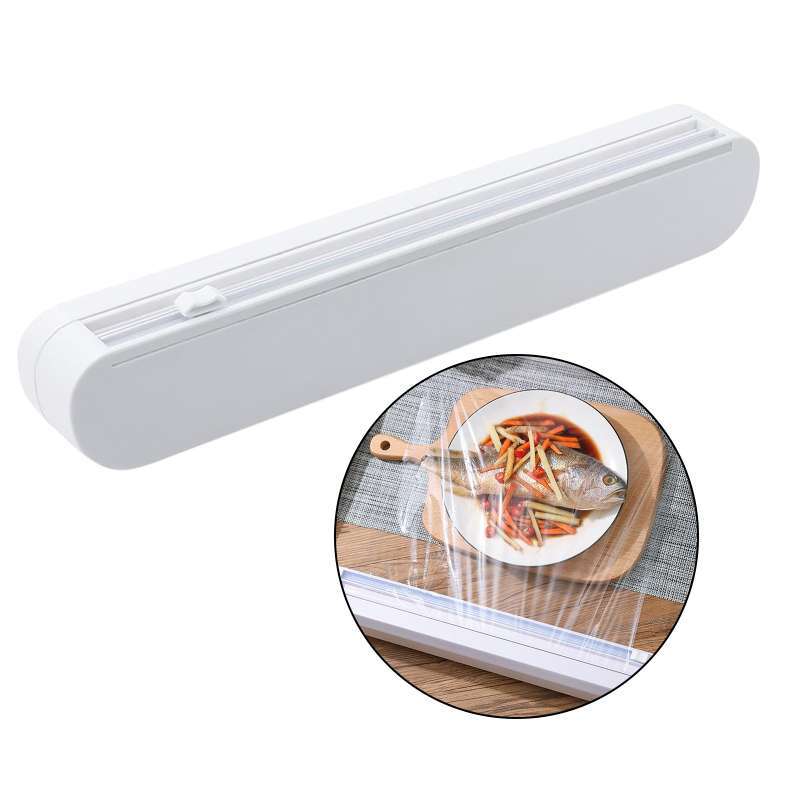 Promo Kitchen Food Cling Wrap Foil Dispenser Cutter Food Preservative